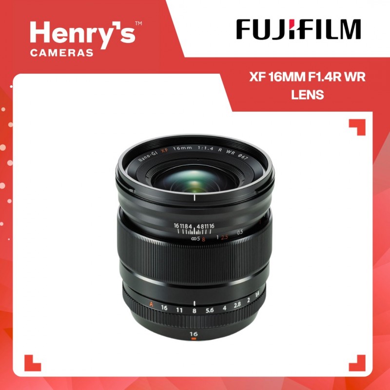 Fujinon XF 16mm F1.4 R WR レンズ Fujinon XF 16mm F1.4 R WR